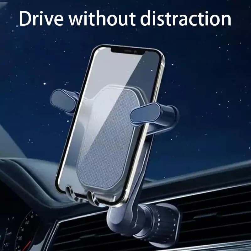 Air Vent Car Phone Holder Gravity Lock Phone Mount 360-Degree Flexible Adjustment Universal Auto Phone Stand for 4-7 Inches - 6