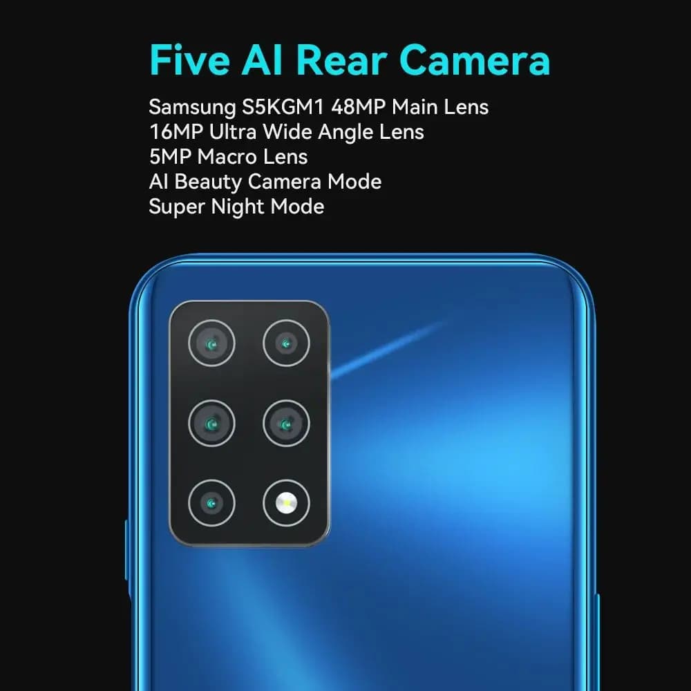 هاتف Cubot X30P، نظام أندرويد 13، كاميرا خماسية 48 ميجابكسل، ذاكرة وصول عشوائي 16 جيجابايت، ذاكرة داخلية 256 جيجابايت، NFC، شاشة 6.4 بوصة FHD+ ثقب، بطارية 4200 مللي أمبير، هاتف 4G - 4