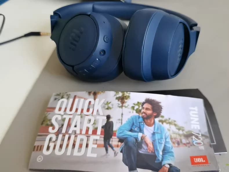 سماعات رأس لاسلكية JBL Tune 720BT على الأذن، بلوتوث 5.0، إلغاء الضوضاء، سماعات أذن للألعاب والرياضة، سماعة رأس مع ميكروفون T720BT - 5
