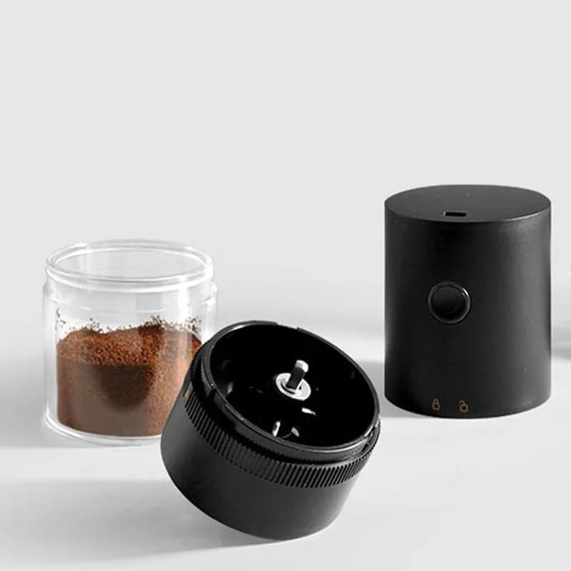 USB-Rechargeable Burr Coffee Grinder - Perfect Portability with Adjustable Settings & Easy Maintenance for Coffee Lovers - 4