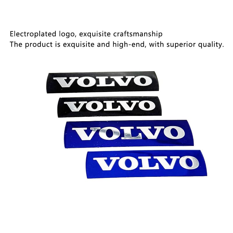 Metal Car Front Grille Emblem Logo/Steering Wheel Airbags Badge Stickers For Volvo XC60 XC90 S60L﻿ S80L S60 S80 V60 C70 S40 C30 - 4