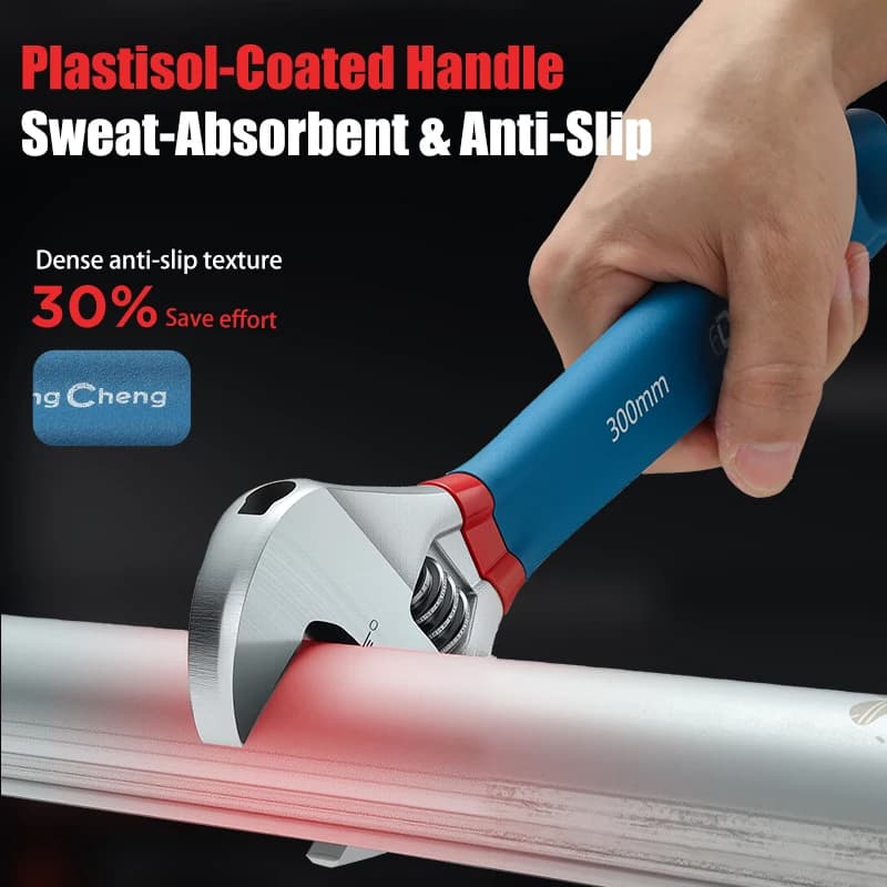 مفتاح قابل للتعديل العالمي المفك تراجع البلاستيك الكربون الصلب ورشة عمل ميكانيكية أدوات إصلاح اليد سيارة دراجة وجع - 4