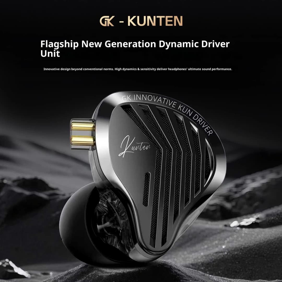 Kz Gk Kunten Dynamic Drive Headphones Hifi 2pin Heavy Bass Earbuds Metal Headphones Detachable Sports Gamer Headphones Custom - 2