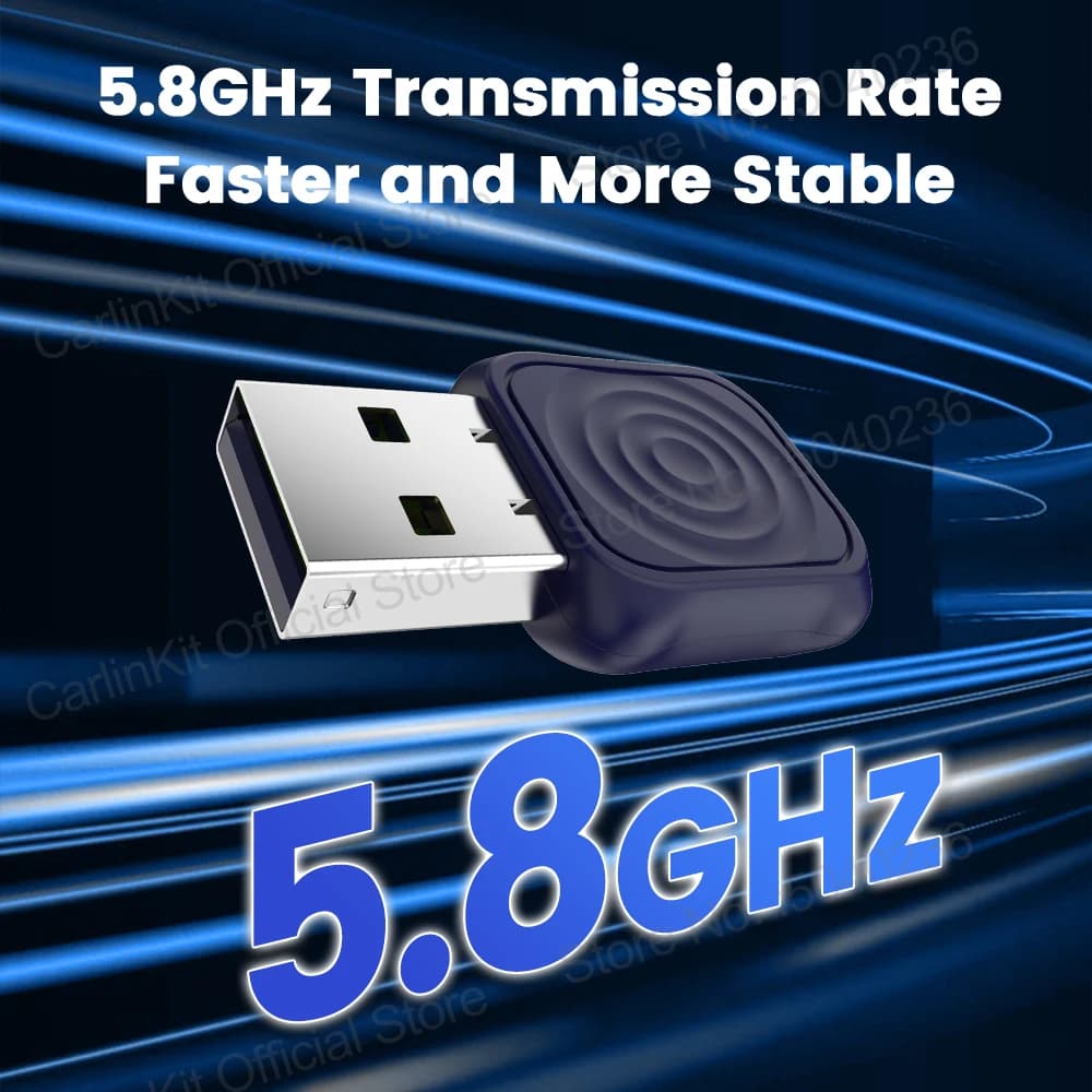 MINI 5 Pro/Mini Ultra CarlinKit Wireless CarPlay Adapter Smart CarPlay Box  for Car Plug and Play WiFi Bluetooth Auto Connection - 4