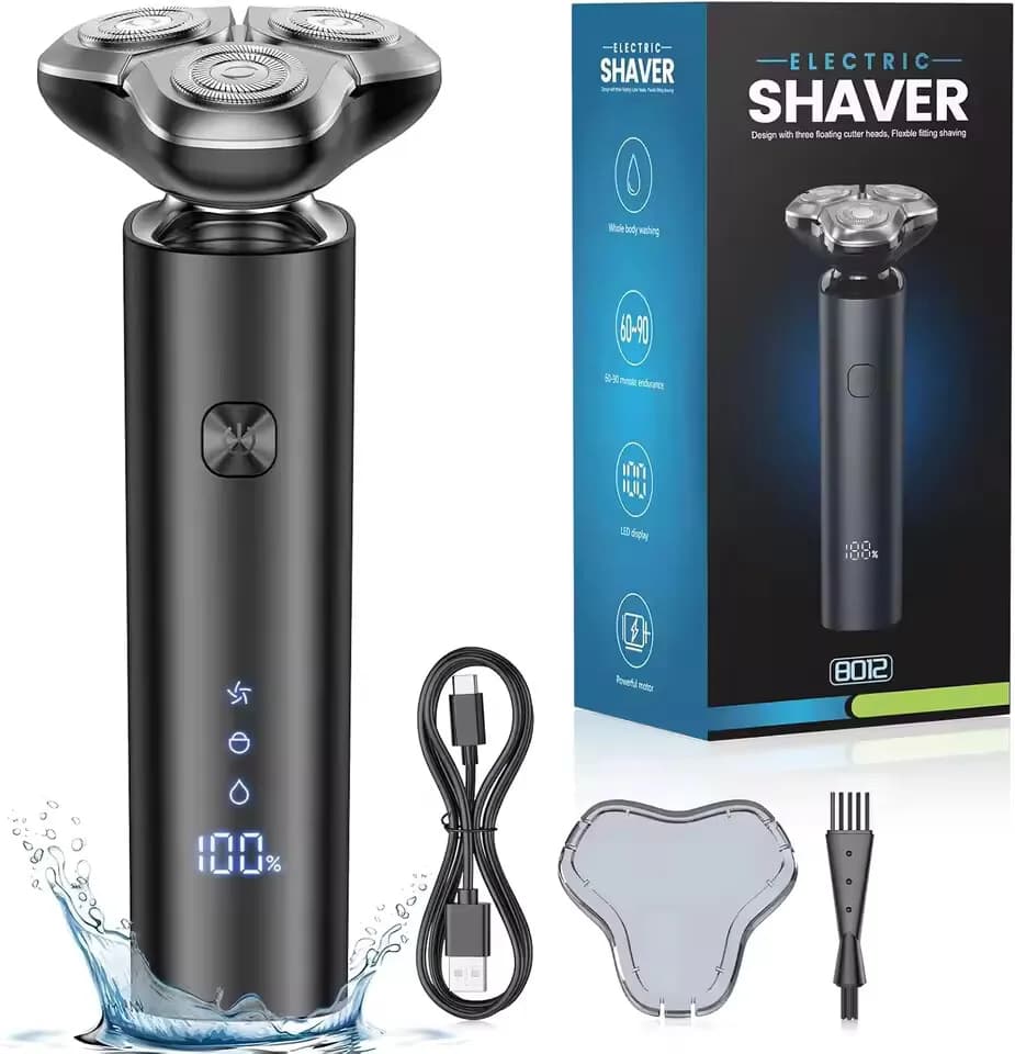Man Electric Shaver Enhanced Shaving Machine Razors for Men Waterproof Dry Wet Shaving Beard Trimmer - 6