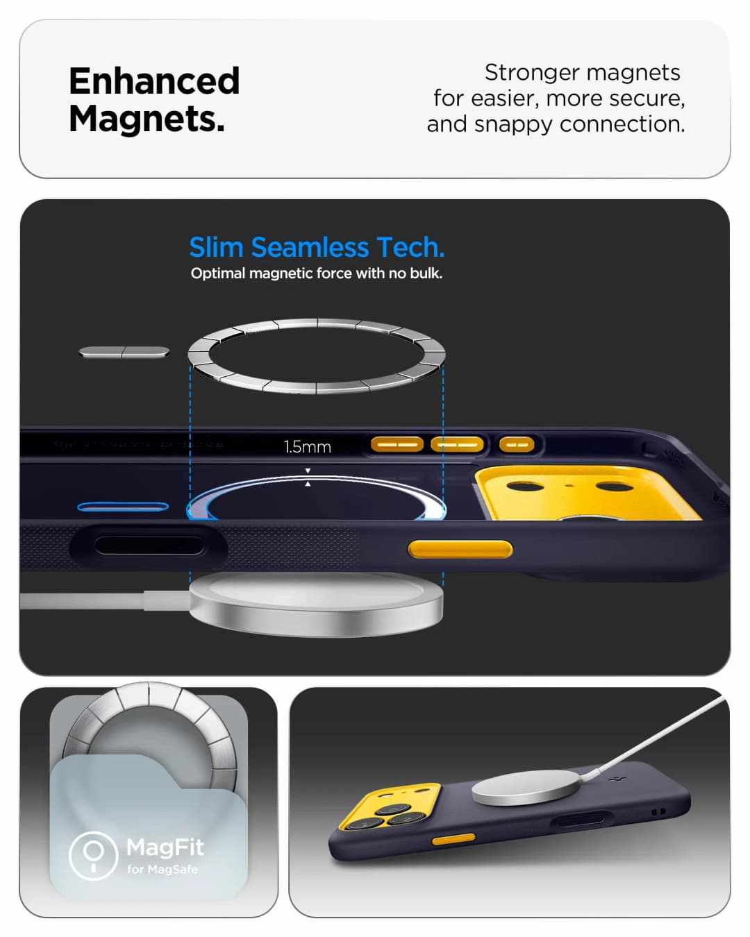 Spigen Liquid Silicone MagFit Magnetic Matte Phone Case For iphone 17 Pro Max 17 Air Pro For Magsafe Wireless Charging Cover - 2