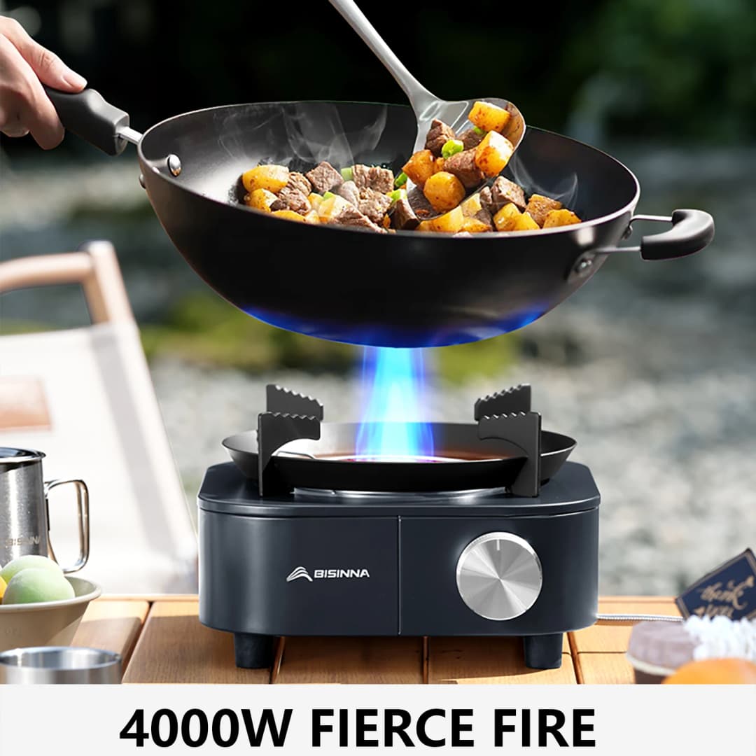BISINNA 4000W High-power Infrared Stove Portable Lightweight Gas Burner Split Type Stove Outdoor Camping Supplies Picnic Hiking - 4