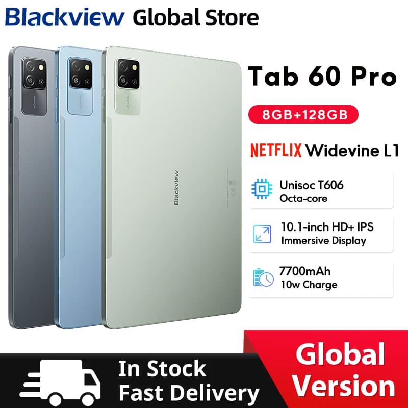 【العرض الأول عالميًا】جهاز لوحي Blackview MEGA 3 بشاشة 12.1 بوصة بدقة 2.5K ومعدل تحديث 90 هرتز، نظام أندرويد 15، ذاكرة 12 جيجابايت، سعة تخزين 256 جيجابايت، بطارية 8800 مللي أمبير، شحن سريع 33 واط، كاميرا 50 ميجابكسل