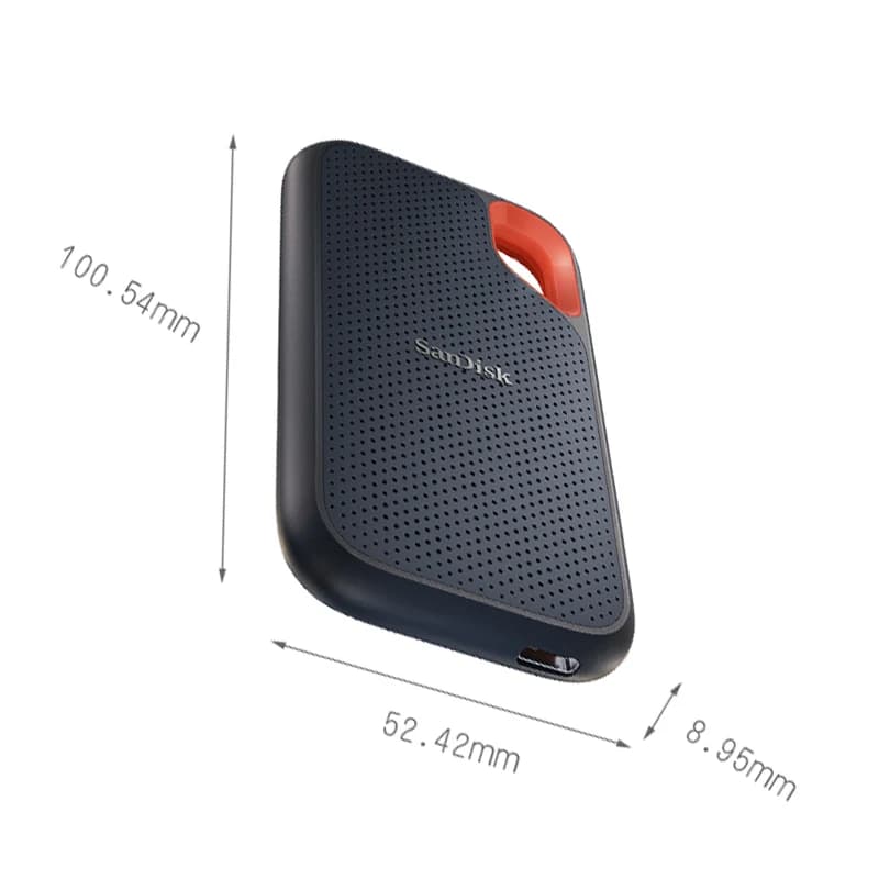SanDisk E61 Extreme SSD محمول 1 تيرابايت/2 تيرابايت/4 تيرابايت USB 3.2 الجيل 2 قرص صلب خارجي SSD لابتوب/كمبيوتر مكتبي - 4