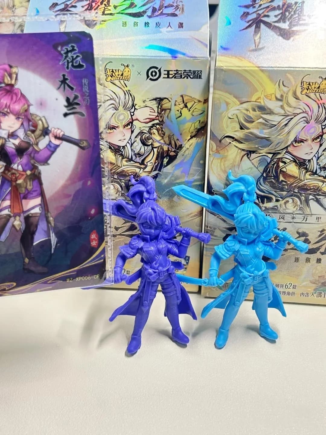 دمية مطاطية صغيرة من KAYOU King of Glory سلسلة Honor Quest دمية ممحاة أصلية رسمية صندوق أعمى قابل للجمع - 6