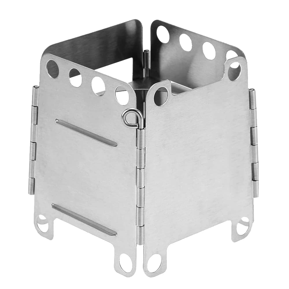 Mini Portable Outdoor Stainless Steel Fire Pit Compact Camping Stove for Efficient Wood Burning - 5