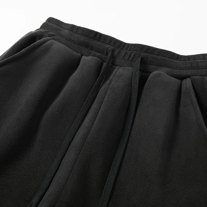 YJKVUR Unisex 2026 Winter New Oversize Pants Men Women Warm Fleece Liner Drawstring Trousers Casual Comfortable Gym Sweatpants - 2