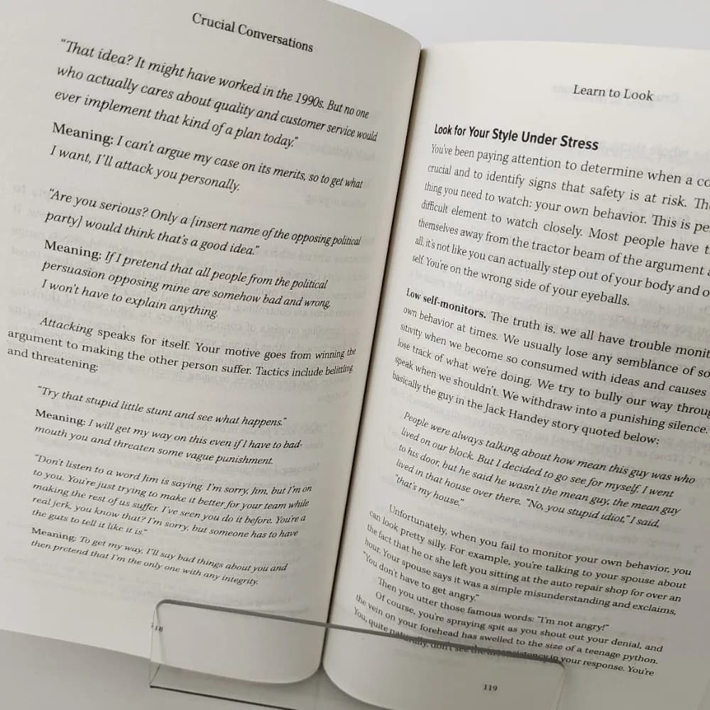 Crucial Conversations By Kerry Patterson – Tools for Talking When Stakes Are High – #1 NYT Bestseller 3rd Edition - 3