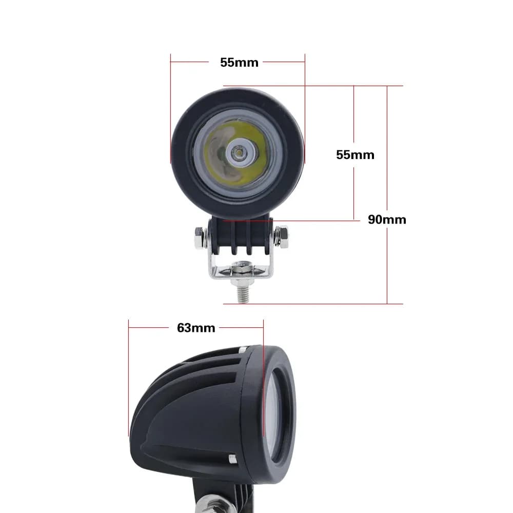 2Inch Car Led Work Light For Offroad Led Working Light Spot/Flood 12v 24v Motorcycle 4x4 ATV Motor Fog Light Driving Lamp 10w - 6