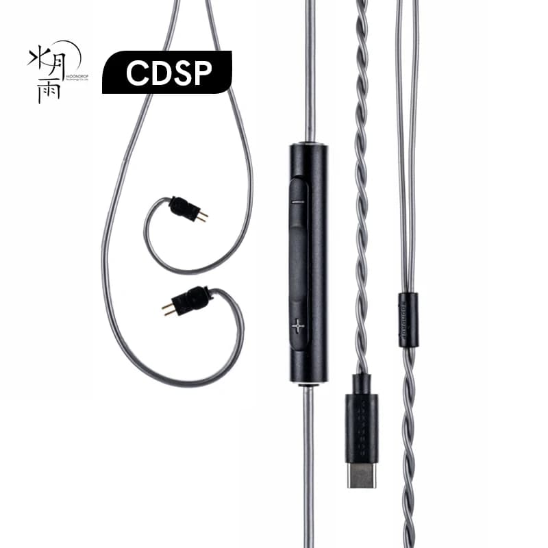 كابل ترقية Moondrop CDSP تفاعلي عبر الإنترنت DSP USB-C لسماعات الأذن السلكية المحمولة هاي فاي