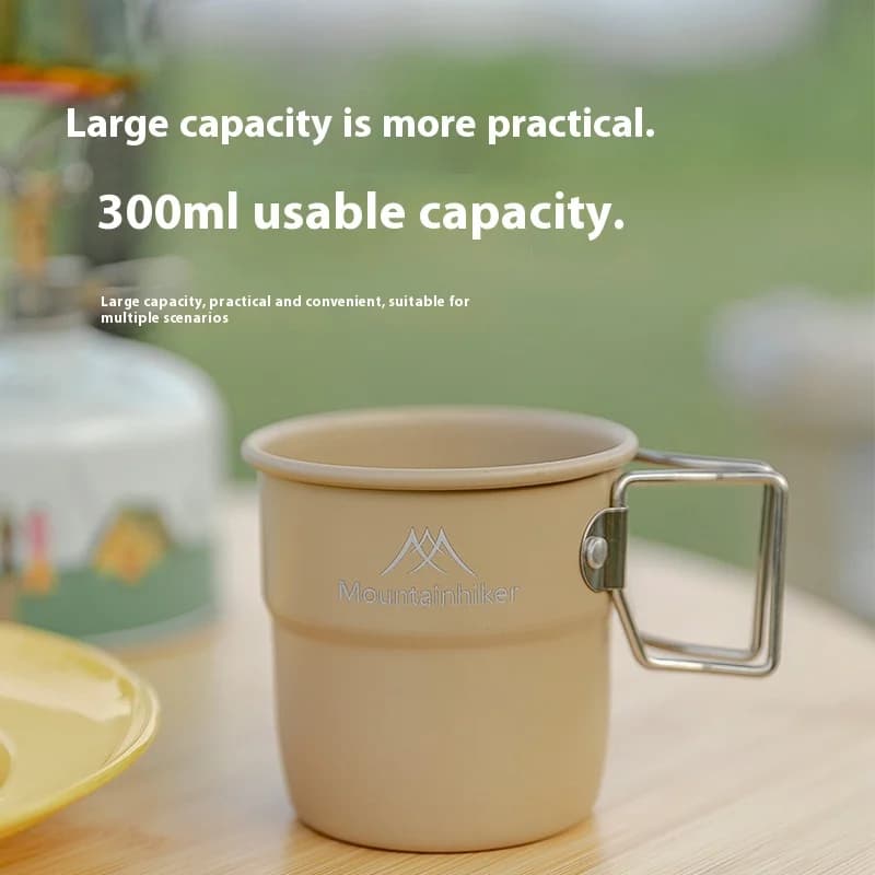 Mountainhiker Camping Cups Aluminum Cups Travel Cutlery Picnic Utensils Outdoor Gear Travel Cooking Sets Cookware Hiking - 4