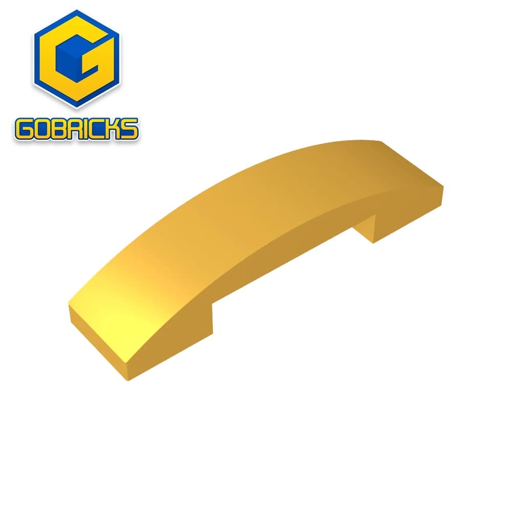 جブリكس مكعبات بناء MOC TOYS GDS-831 منحدر، منحني 4 x 1 مزدوج متوافق مع ليغو 93273 ألعاب تقنية تعليمية للأطفال