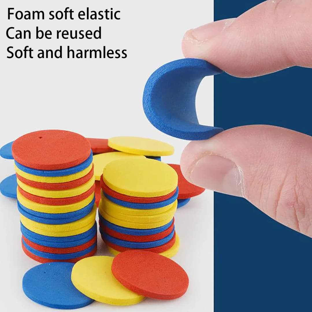 25 جولة إيفا رصاصة طرية الطائر القرص بندقية الأطفال في الهواء الطلق لعبة لعبة تفاعلية بندقية متعة المنجنيق قرص طائر لعبة السلامة الرياضية - 2