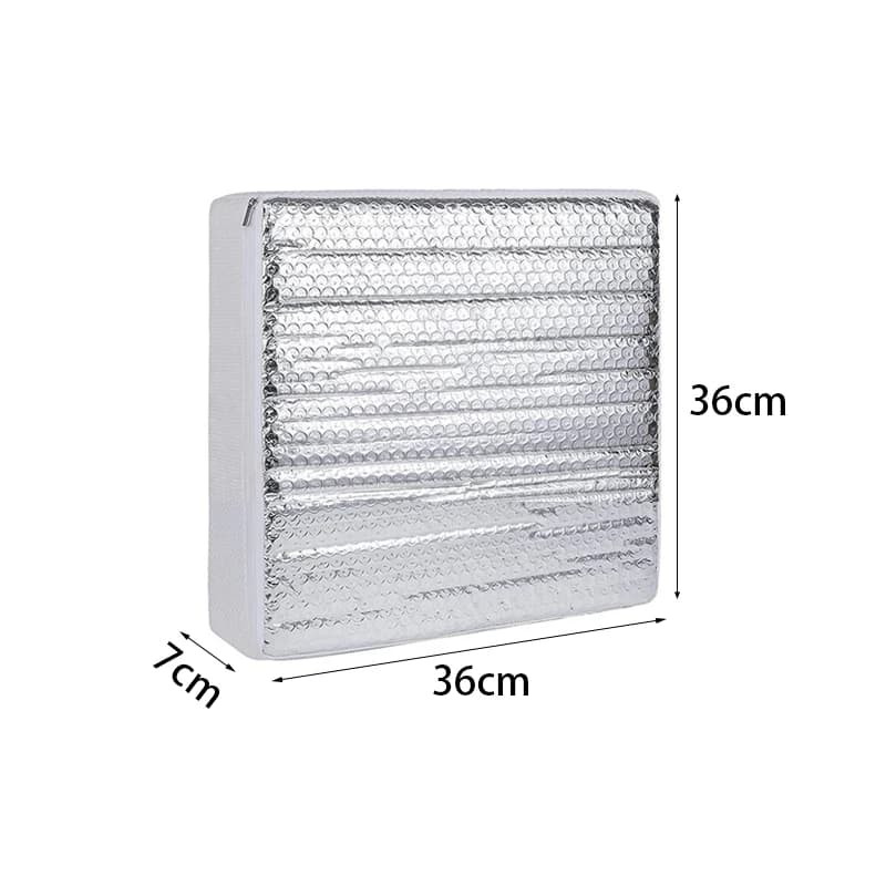 عازل فتحة سقف RV عاكس أشعة UV فيلم ألمنيوم عازل عاكس مظلة شمسية إكسسوارات سيارات مقاومة للماء للتخييم - 5