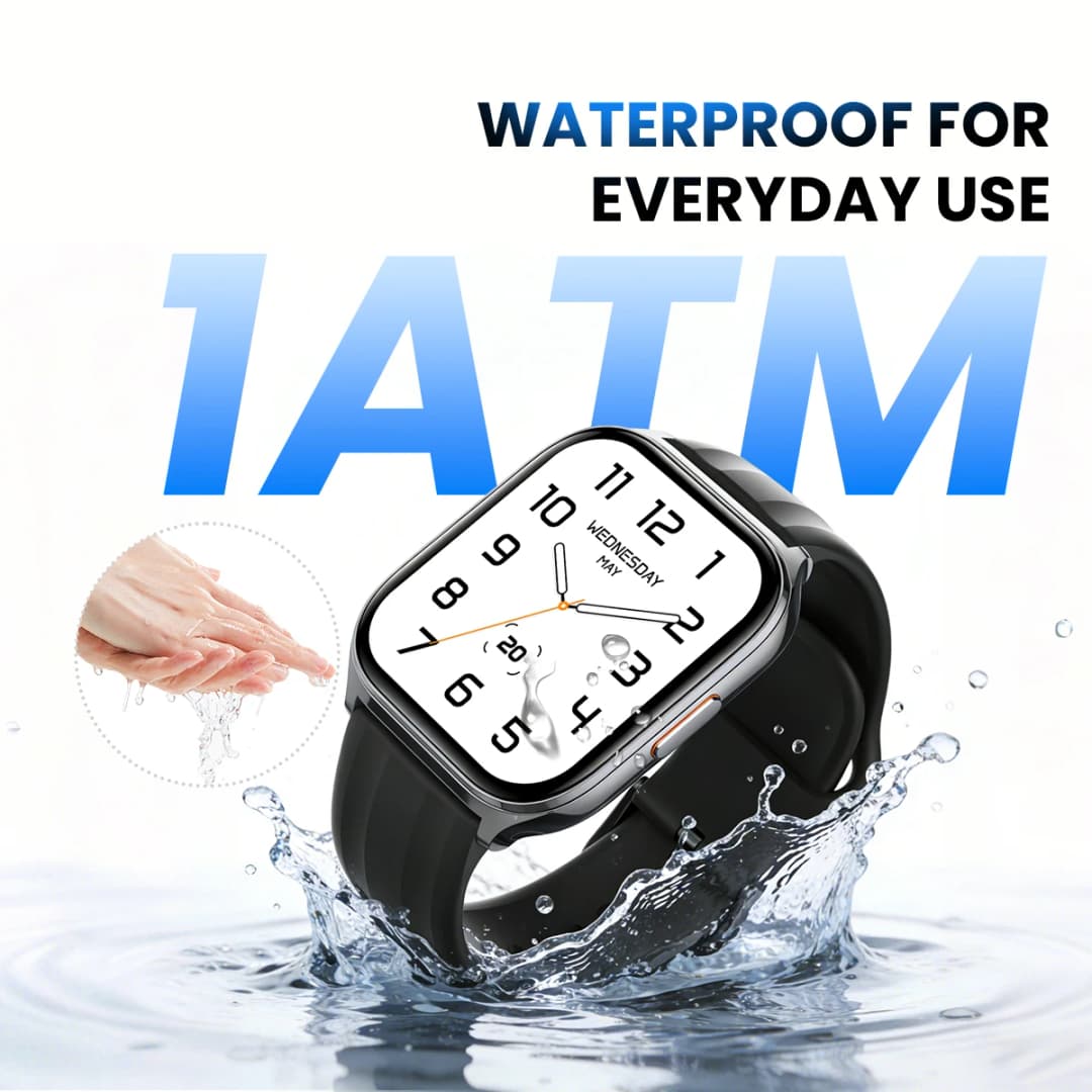هايلو ووتش 3 ساعة ذكية بمكالمات صوتية شاشة AMOLED 1.85 بوصة مراقبة صحية 24 ساعة 150+ وضع رياضي ساعة ذكية مقاومة للماء 1ATM - 4