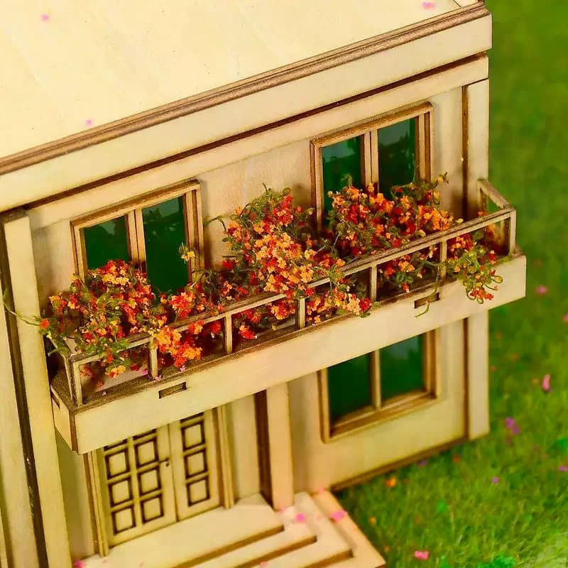 3g Artificial Green Plants Miniature Simulation Mini Vine And Flower Model Kit For Model Houses Landscaping DIY Crafts - 4