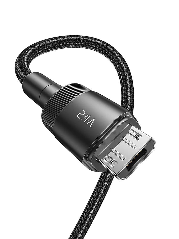 Toocki 2.4A Micro USB Cable Fast Quick Charger USB Cable For Xiaomi Redmi Huawei Realme USB to Micro USB Cord Fast Charging Wire - 2