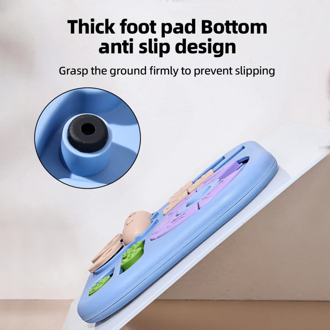 قطعة واحدة لعبة ألغاز تفاعلية لإخفاء الطعام - مغذية بطيئة مضادة للاختناق للجراء والكلاب البالغة، موزع طعام متعدد الوظائف - 4