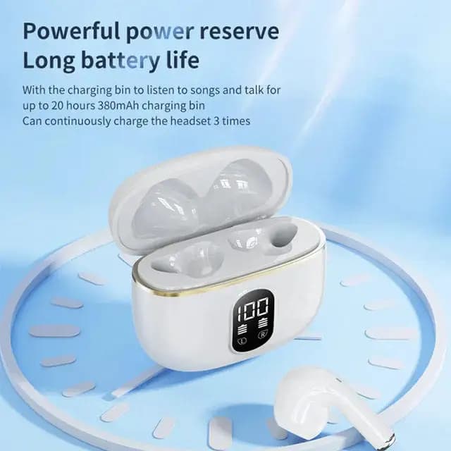 سماعات سوني X87 بلوتوث الأصلية TWS سماعات رأس لاسلكية مع شاشة LED ستيريو سماعة رأس تحكم باللمس - 5