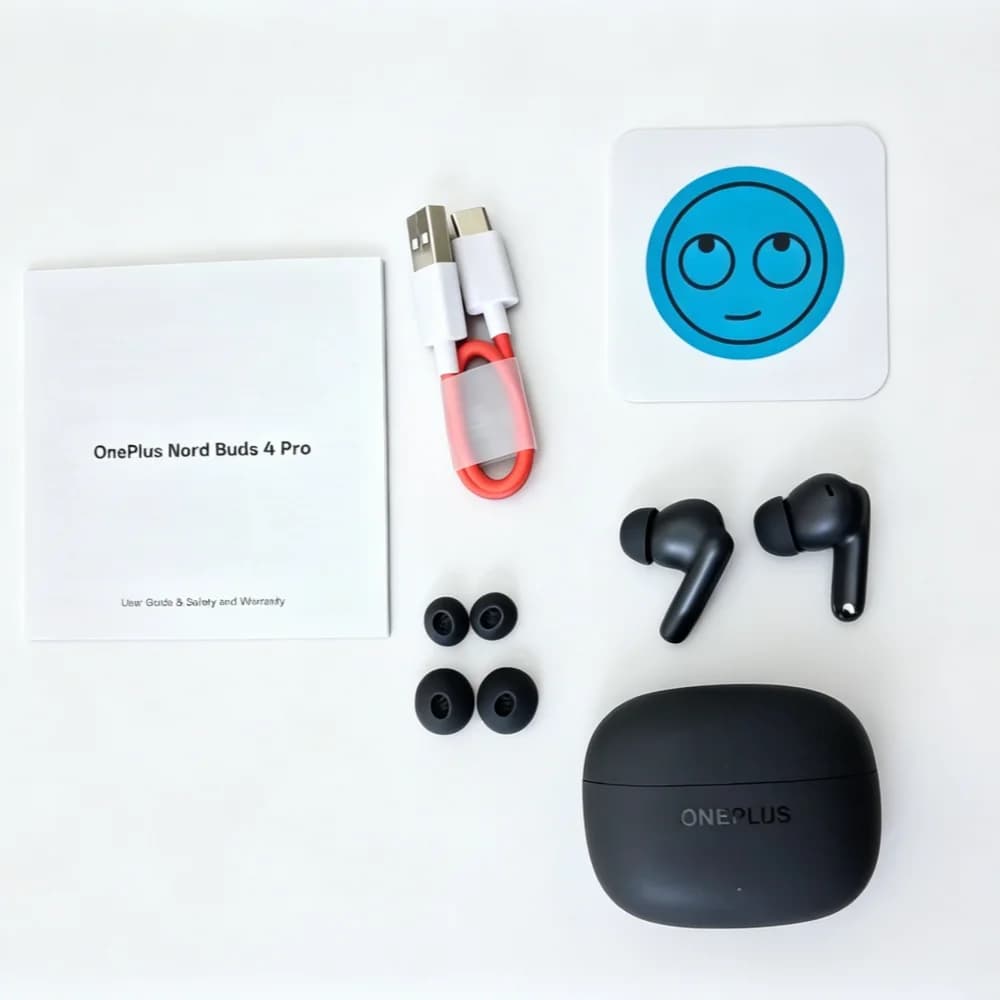 إصدار عالمي OnePlus Nord Buds 4 Pro TWS، سماعة أذن لاسلكية، إلغاء الضوضاء النشط 55dB، بلوتوث 6.0، مقاومة للماء والغبار IP55 - 2