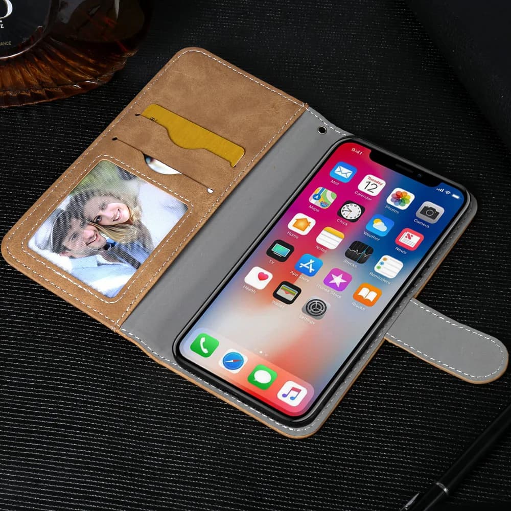 Fashion Leather Wallet Motorola ThinkPhone Case 6.6" Flip Luxury Card Slots Cover Phone Protective Book Style Bags - 5
