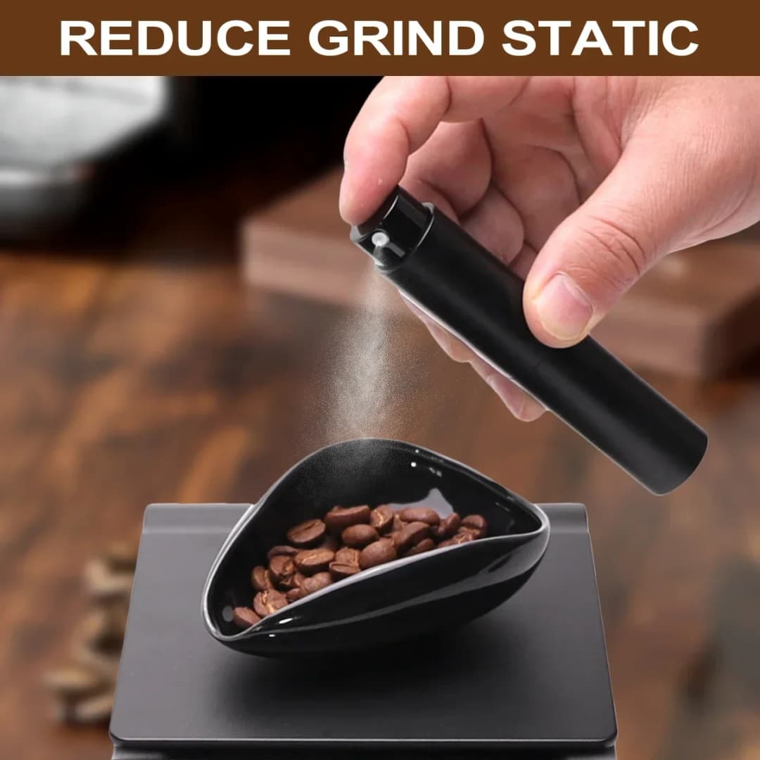 Coffee Bean Ingredient Cup Spray Bottle Set Coffee or Tea Ceramic Ingredient Container Measuring Tray Set Espresso Accessories - 2