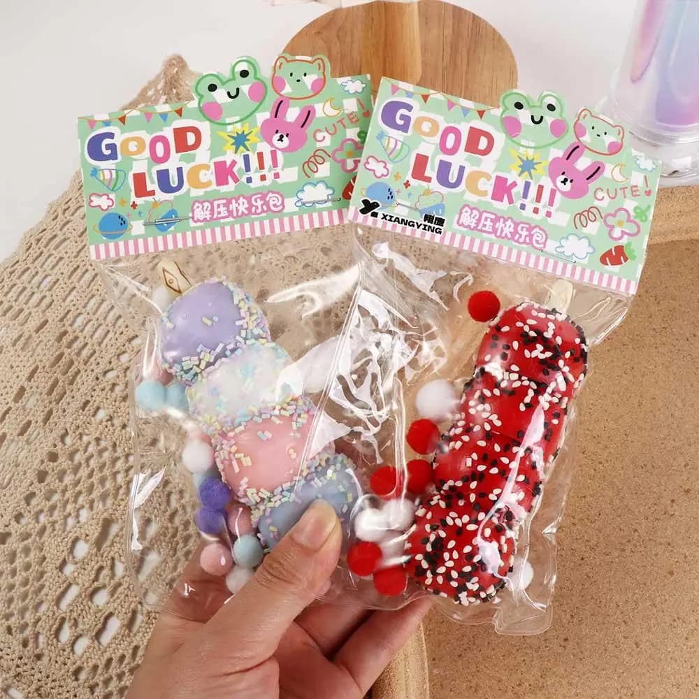 Mochi Taba Squishy NEW Fidget Toy Cute Plush Cat Paw Foot Squeeze Toy  Simulation Bread Food Slow Rebound Anti Stress Relief Toy - 3