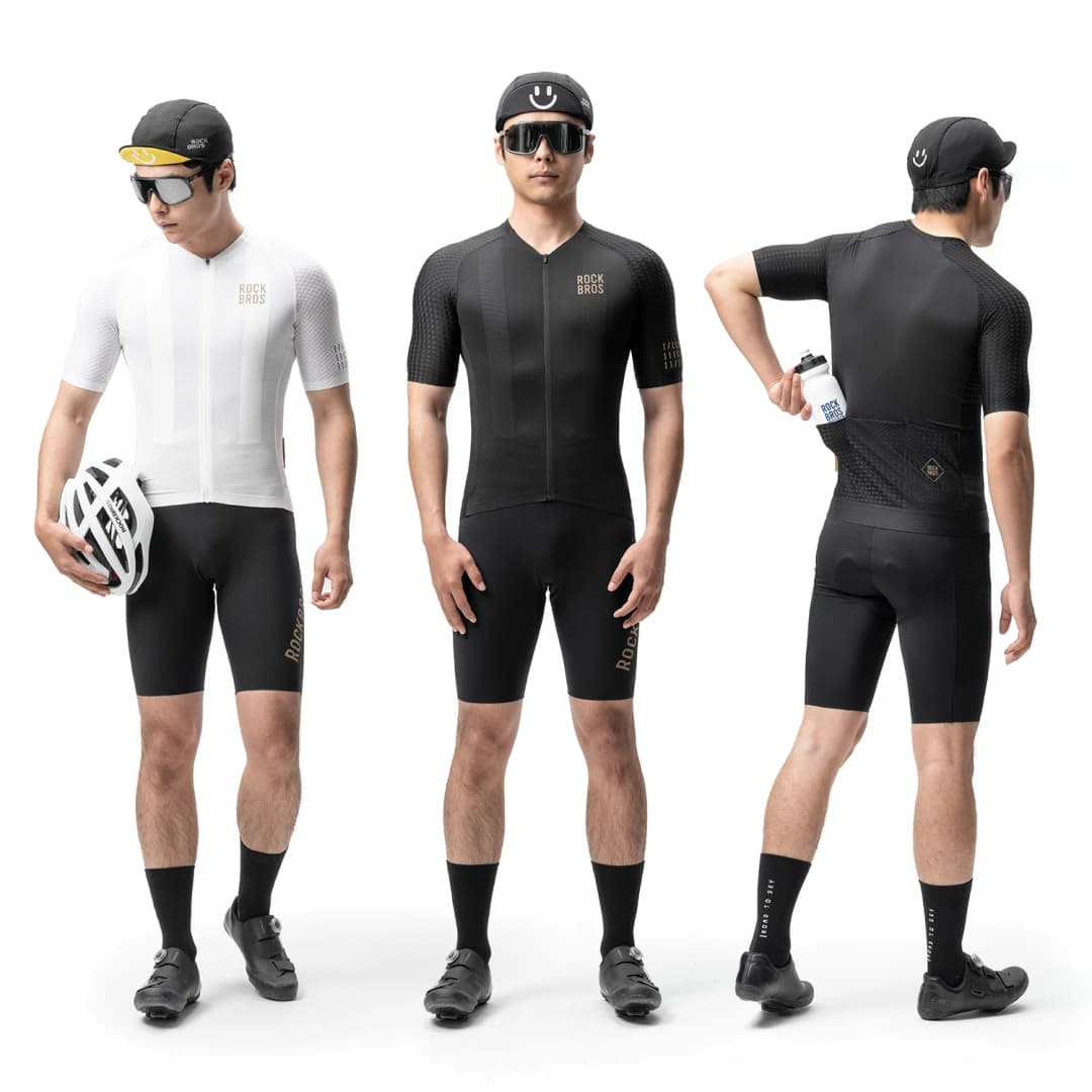 ROCKBROS Summer Cycling Jersey Short Sleeve Shirt Lightweight Reflective High Elastic Breathable Jersey Men MTB Cycling Clothing - 5