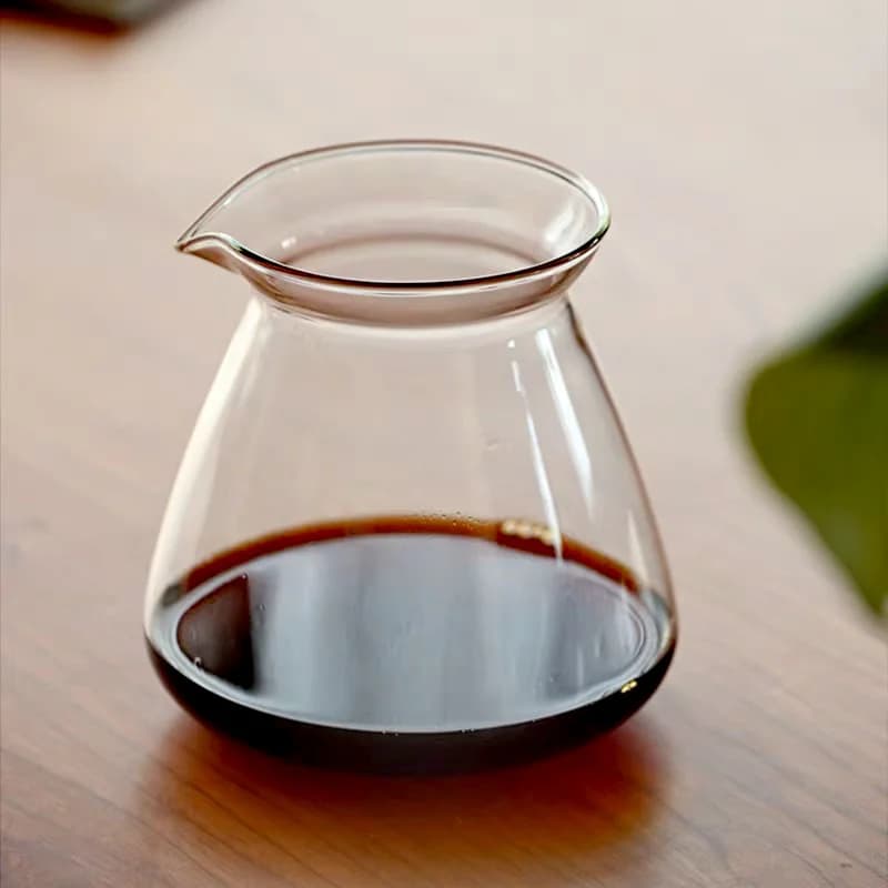 500ml Hand-brewed Glass Coffee Pot Ice Coffee Sharing Pot 210ml Coffee Aroma Cup Hand Brewing Coffee Bariata Tools - 3