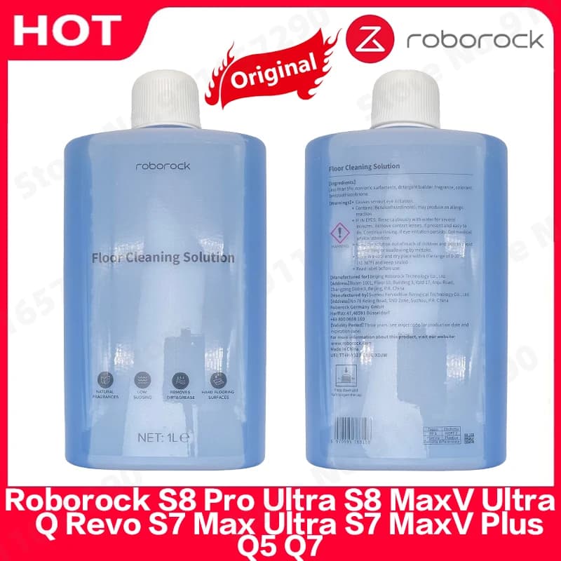 Roborock S8 Pro Ultra / S8 MaxV Ultra / Q5/Q7/Q Revo/ S7 Max Ultra/S7 MaxV Plus/ Vacuum Cleaing Floor Cleaning Solution