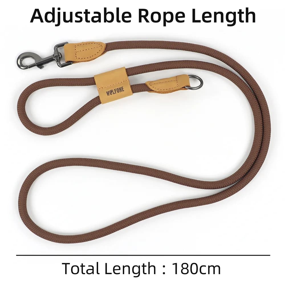 1.8M Large Dog Leash Waist Chain Traction For Running Walking Adjustment Simplicity Hands Free Dog Leash Leashes - 2