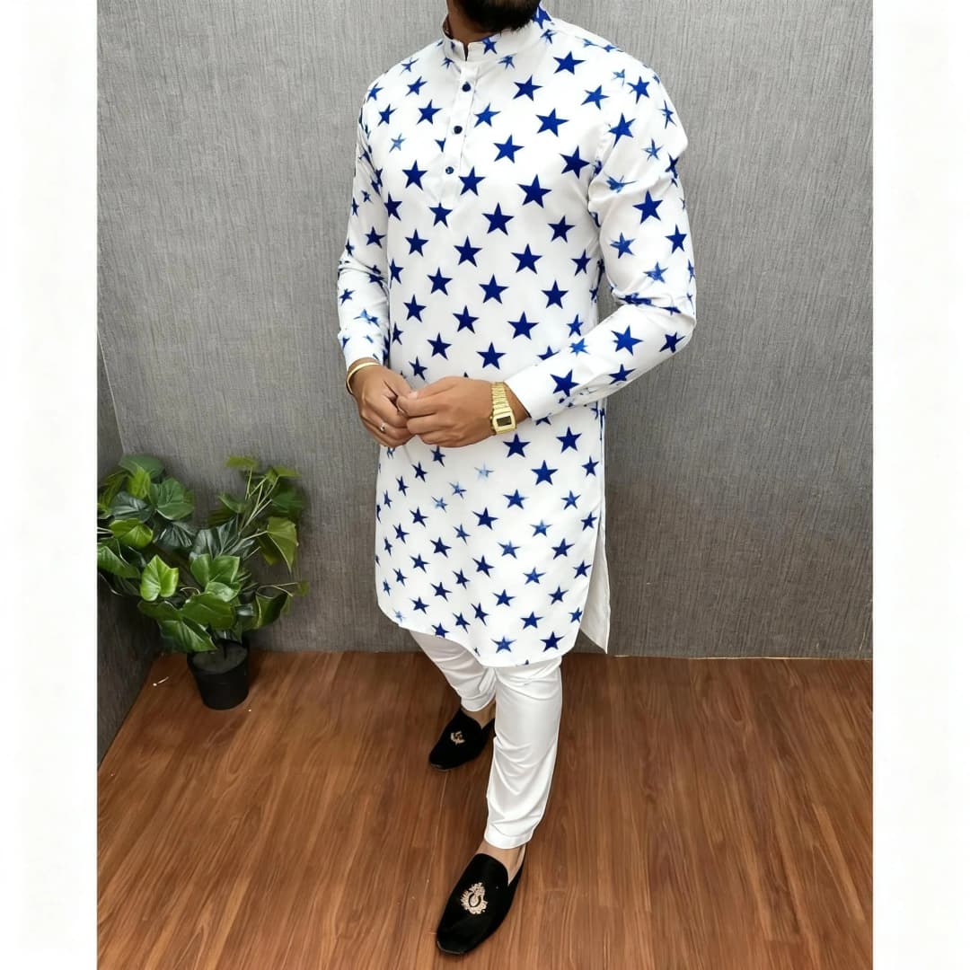 Longline White Shirts Muslim Men Prayers Clothes Luxury African Style Bronzing Vestido Arabe Para Hombre Tenue Marocaine Homme