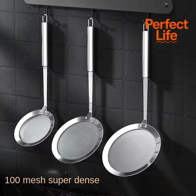 مرشح شبكة ناعمة من الفولاذ المقاوم للصدأ، مصفاة متعددة الوظائف للعصير والقهوة والشاي والخضروات، إكسسوارات المطبخ - 2