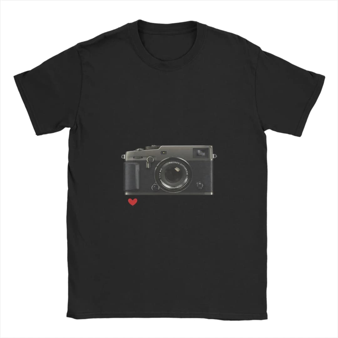 X Pro3 Shooter Film Sim JPG  Soul Funny 100% Cotton T-Shirt Fujifilm Tops Tees For Men - 4