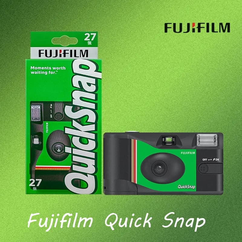 Fujifilm Single Use Disposable Film Camera Fujifilm Quick Fun/Fujifilm ACE 400 Film Camera 27 Exposure with Flash Birthday Gift