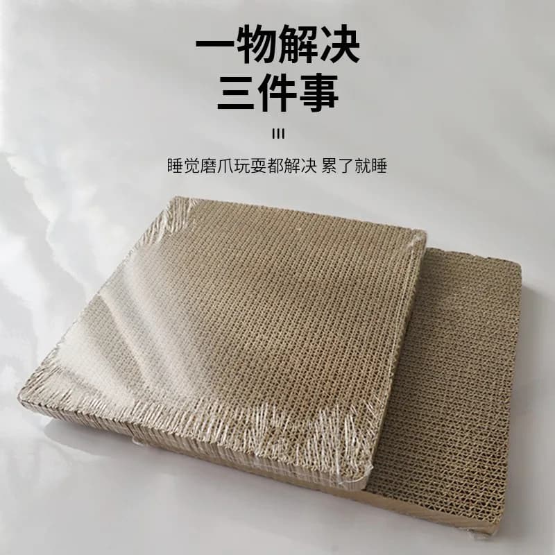 لوح خدش للقطط من الكرتون، لوح خدش، أريكة، سرير، عمود استبدال - 3