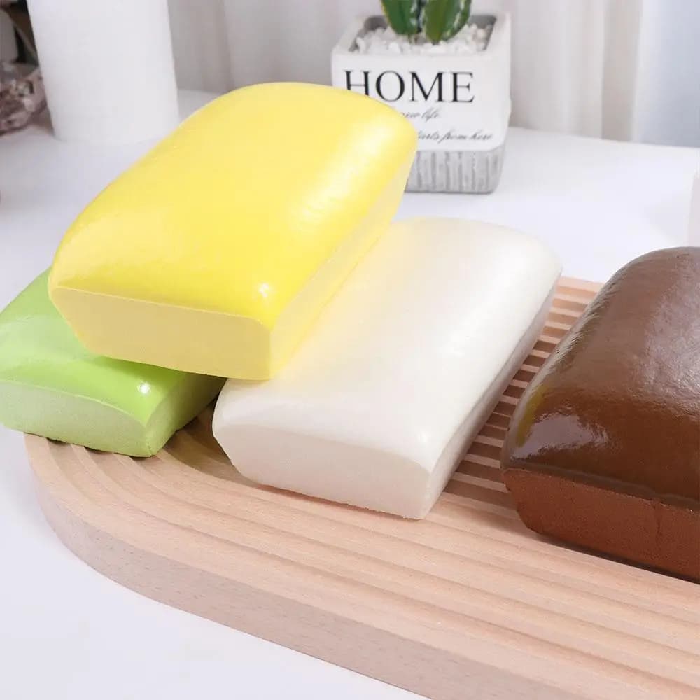 لعبة ضغط بطيئة الارتفاع محاكاة الطعام لعبة فيدجيت كعكة ناعمة خبز توست لعبة عصر تخفيف التوتر لعبة استرخاء اليد