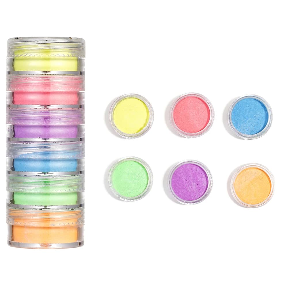 6 ألوان/مجموعة مسحوق اللؤلؤ الصباغ الراتنج قالب تلوين صبغ بيرليسسينت الايبوكسي الراتنج الصباغ DIY بها بنفسك الايبوكسي الراتنج الحرف لوازم - 5