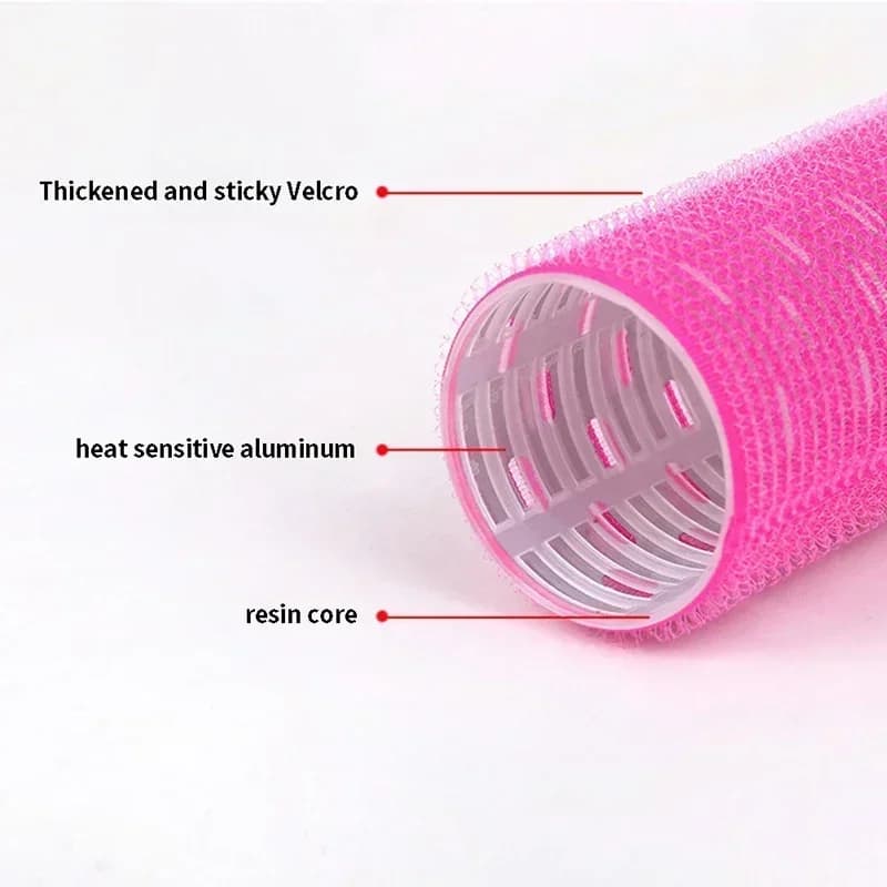 3 Styles Self-Adhesive Hair Rollers Hairdressing for Home Use DIY Magic Styling Roller Roll Curler Hair Women Large Beauty Tools - 4