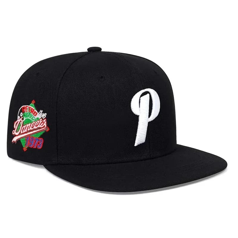 Unisex P Letter Embroidery Hip-hop Hats Spring And Autumn Outdoor Adjustable Sports Casual Baseball Caps Sunscreen Hat - 2