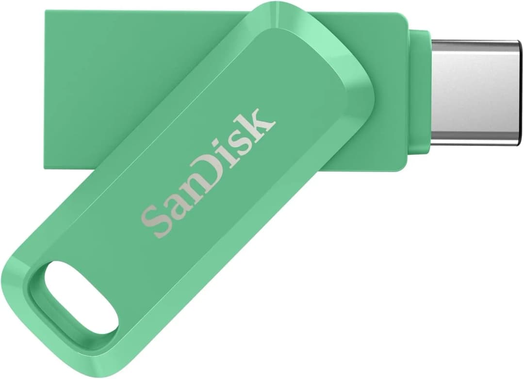 سان ديسك ألترا Dual Drive Go USB Type-C سعة 64 جيجابايت و 128 جيجابايت و 256 جيجابايت و 512 جيجابايت و 1 تيرابايت محرك فلاش عالي السرعة ذاكرة قلم بسرعة تصل إلى 400 ميجابايت/ثانية - 2