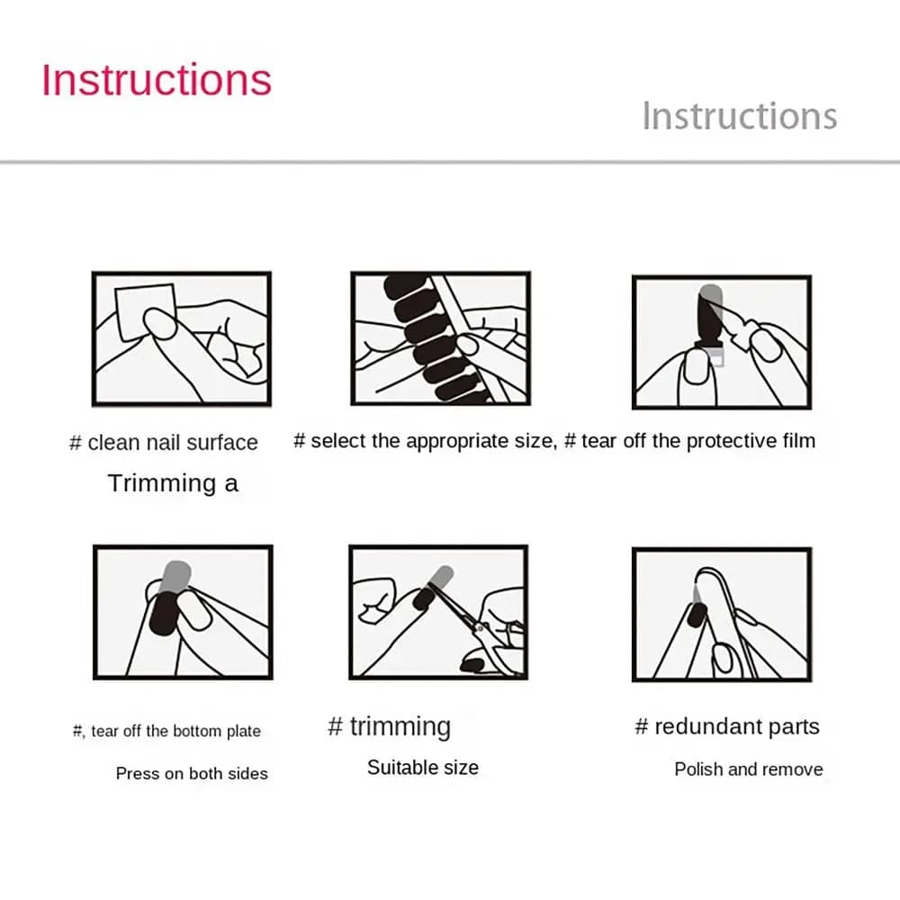 ملصقات فنية للأظافر شبه الشفاء ، 14 شريط ، شرائط طلاء أظافر جل ، غطاء كامل ، صناعة فنية ذاتية الصنع - 4