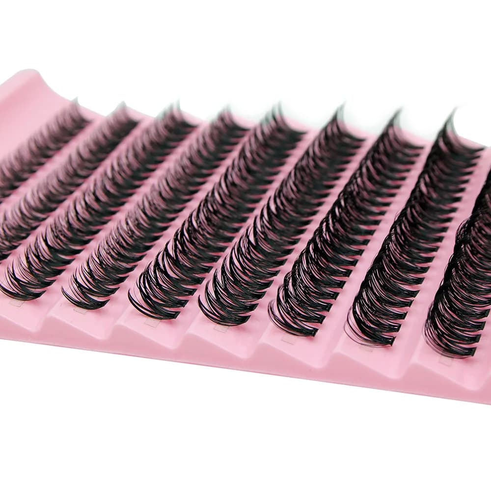 Super Bunch Mink Eyelashes 1 Box/200 Bundles Natural Eyelash Extension 3D Russia Individual Cluster Makeup Tools Lashes Cilia - 4