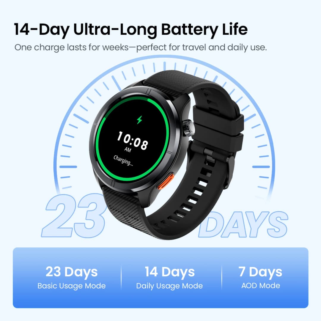 HAYLOU Solar Neo 2 Voice Calling Smartwatch 1.43'' HD AMOLED Display 24h Health Monitoring 150+ Sports Modes 1ATM Smart Watch - 5