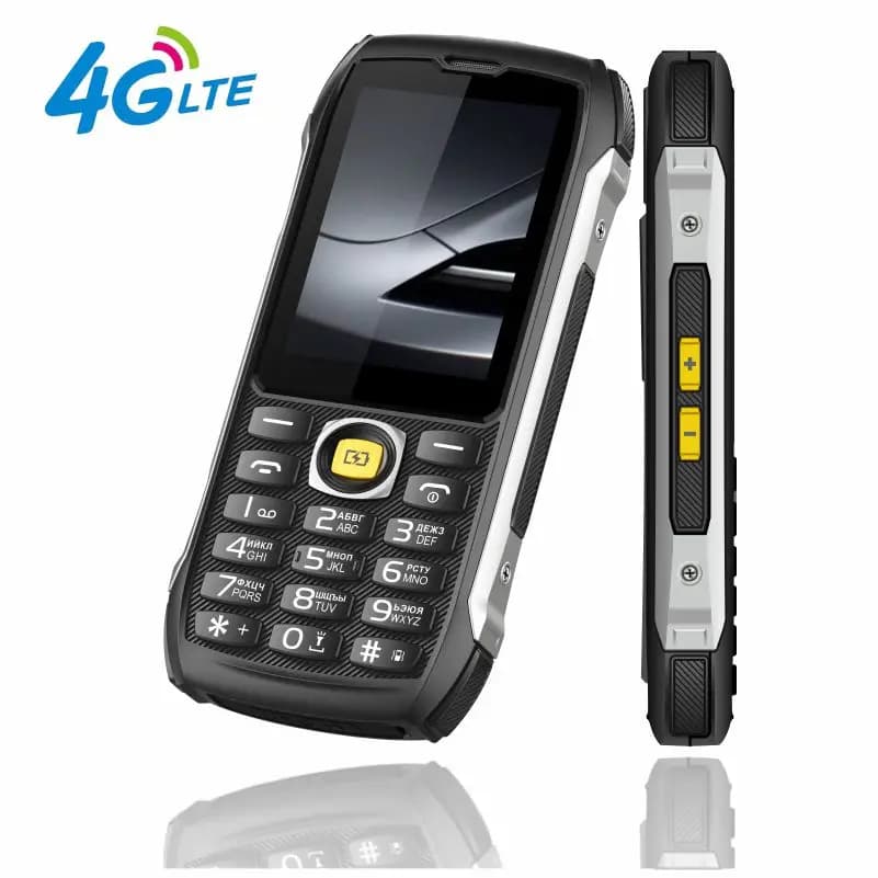 إيور 4G LTE - هاتف متين مقاوم للماء، بطارية كبيرة، لوحة مفاتيح، شاشة 2.8 بوصة IPS، مصباح يدوي - 5